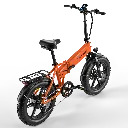 Eletronbike_OD20_Foldable_ebikes-Orange_back_right_side.webp